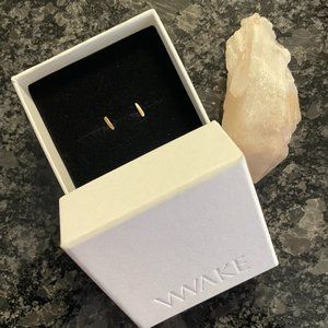 WWAKE Dash Wisp Earrings (10k solid gold)